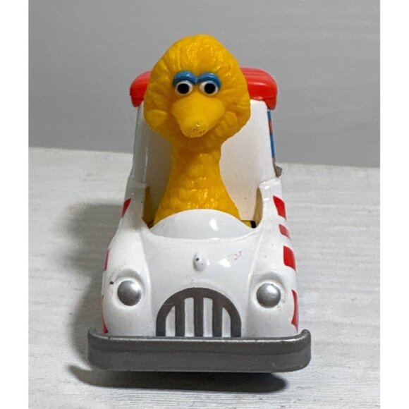 Big Bird Popcorn Car Toy 1988 Diecast Children's Television Network 2" - Picture 2 of 10